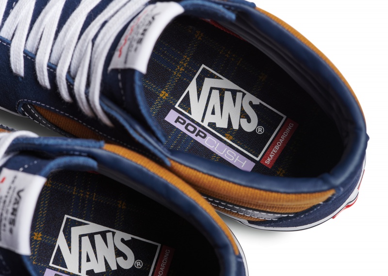 Tnis Vans Old Skool Reynolds Skate Azul Escuro e Bege